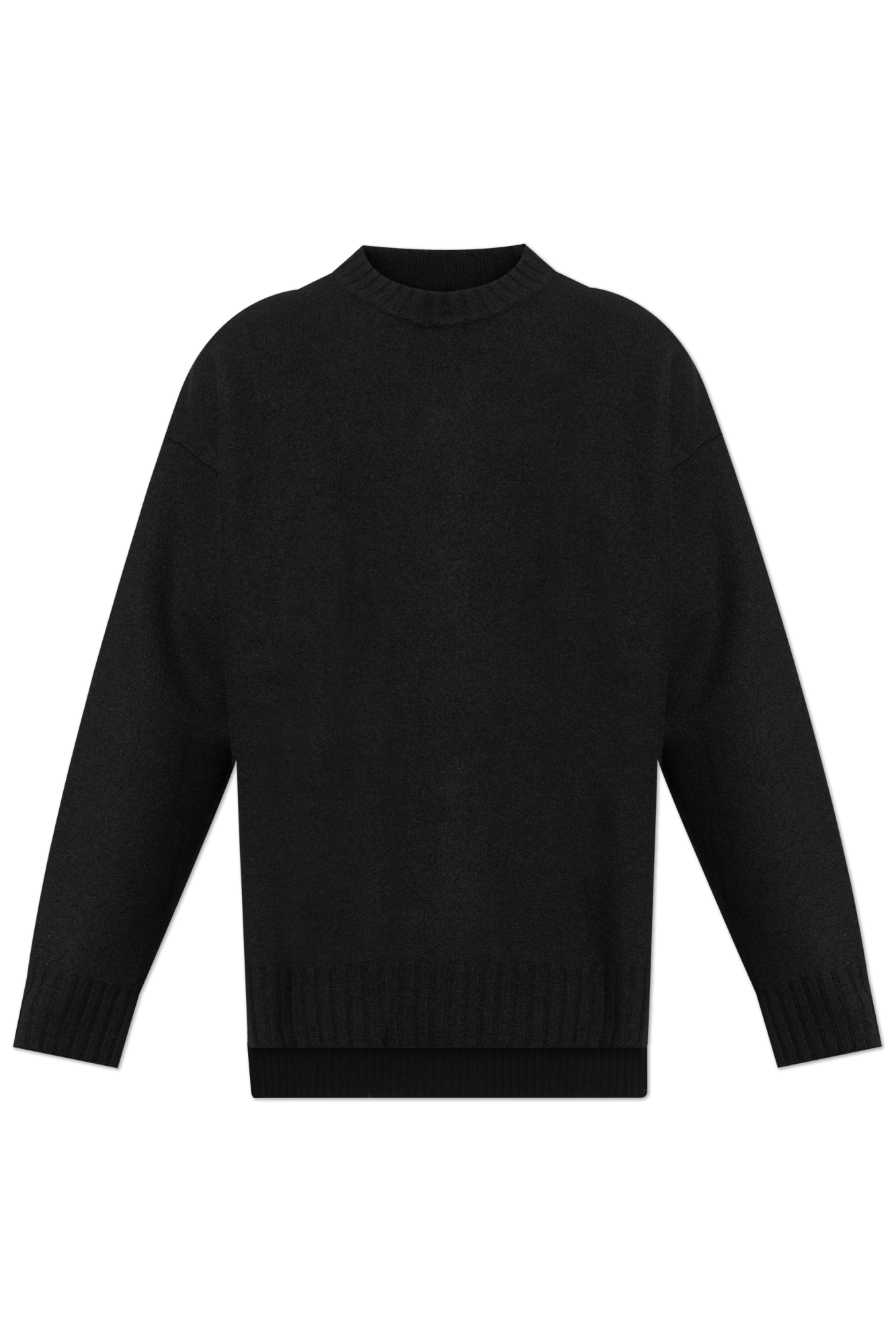 トップス 98ss jil sander wool knit (50) black JIL SANDER Open-knit wool sweater | NET-A-PORTER